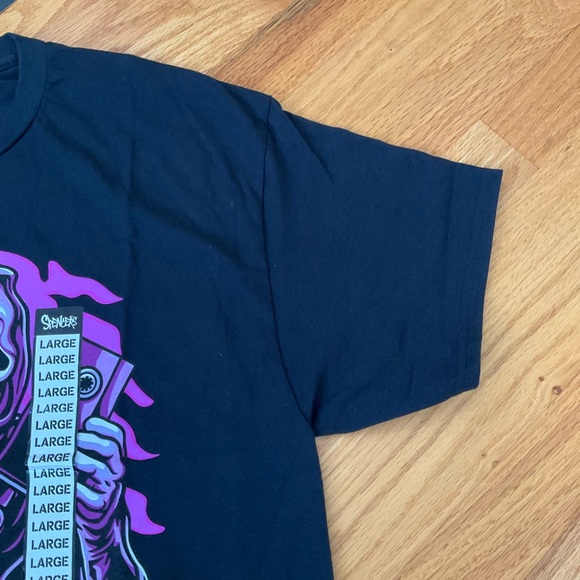 Spencer’s Ghost Face Adult Graphic T Shirt Black Size Large - Picture 4 of 7